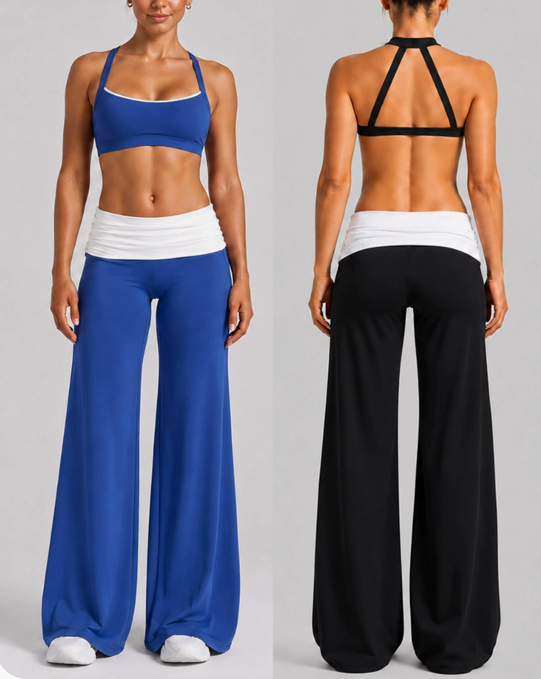 Women’s Slim-Fit Quick-Dry Activewear Set – Yoga, Running & Workout Two-Piece Set