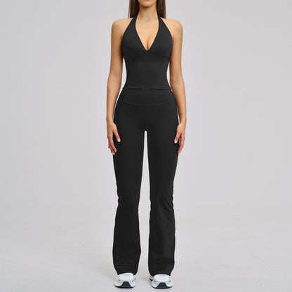 Halter Backless Yoga & Workout Set