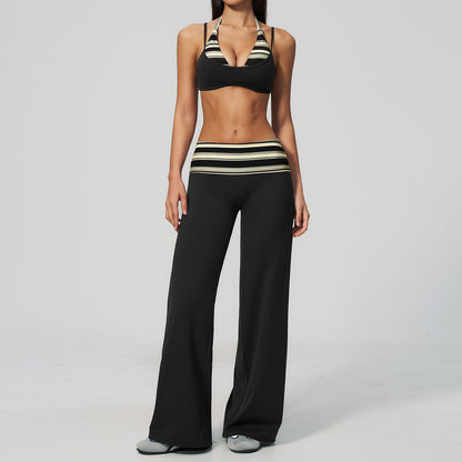 The Enliven Sports Bra Straight Leg Pants 2-Piece Set