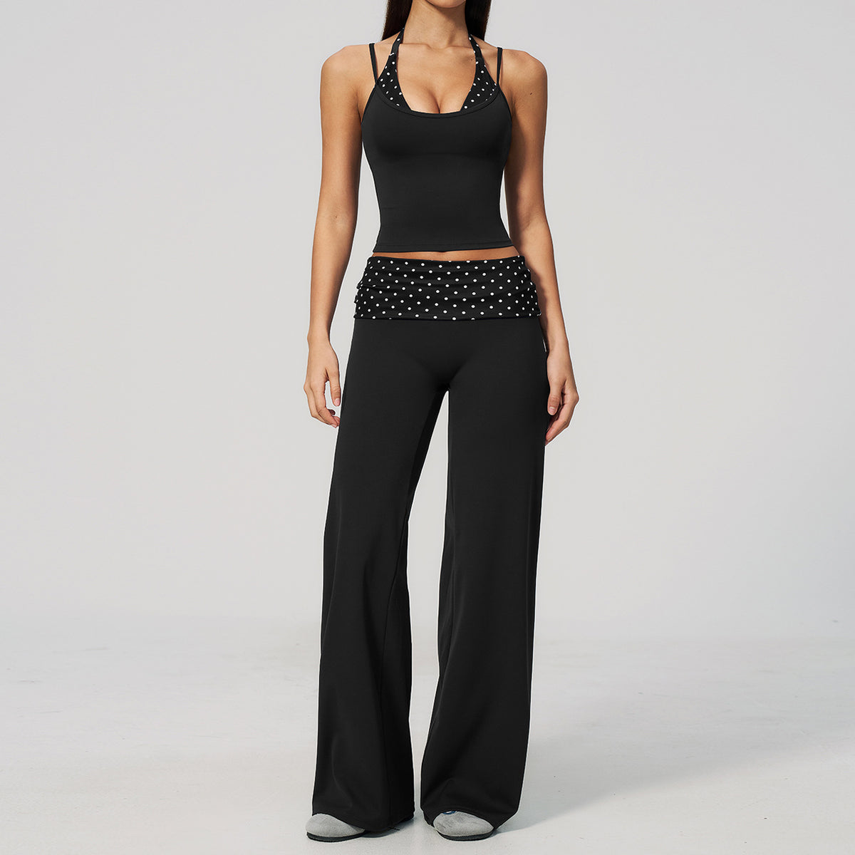 The Enliven Sports Bra Straight Leg Pants 2-Piece Set