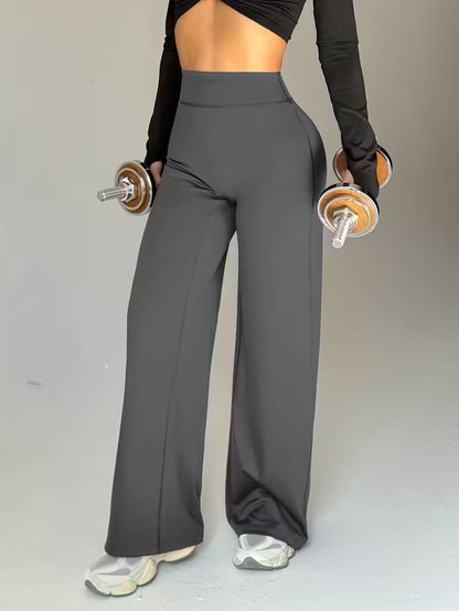 Straight-Leg Butt-Lifting Slimming Workout Pants