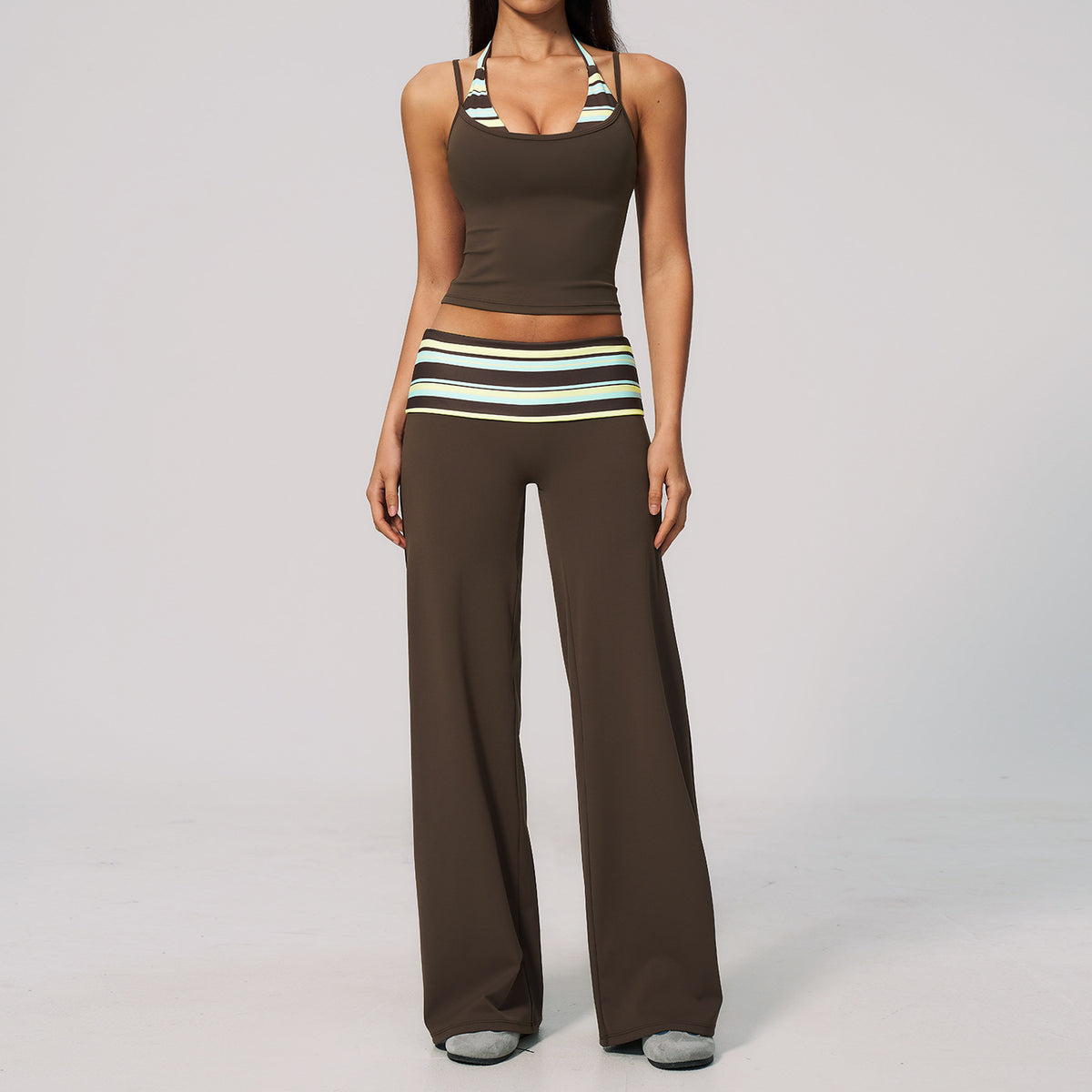 The Enliven Sports Bra Straight Leg Pants 2-Piece Set