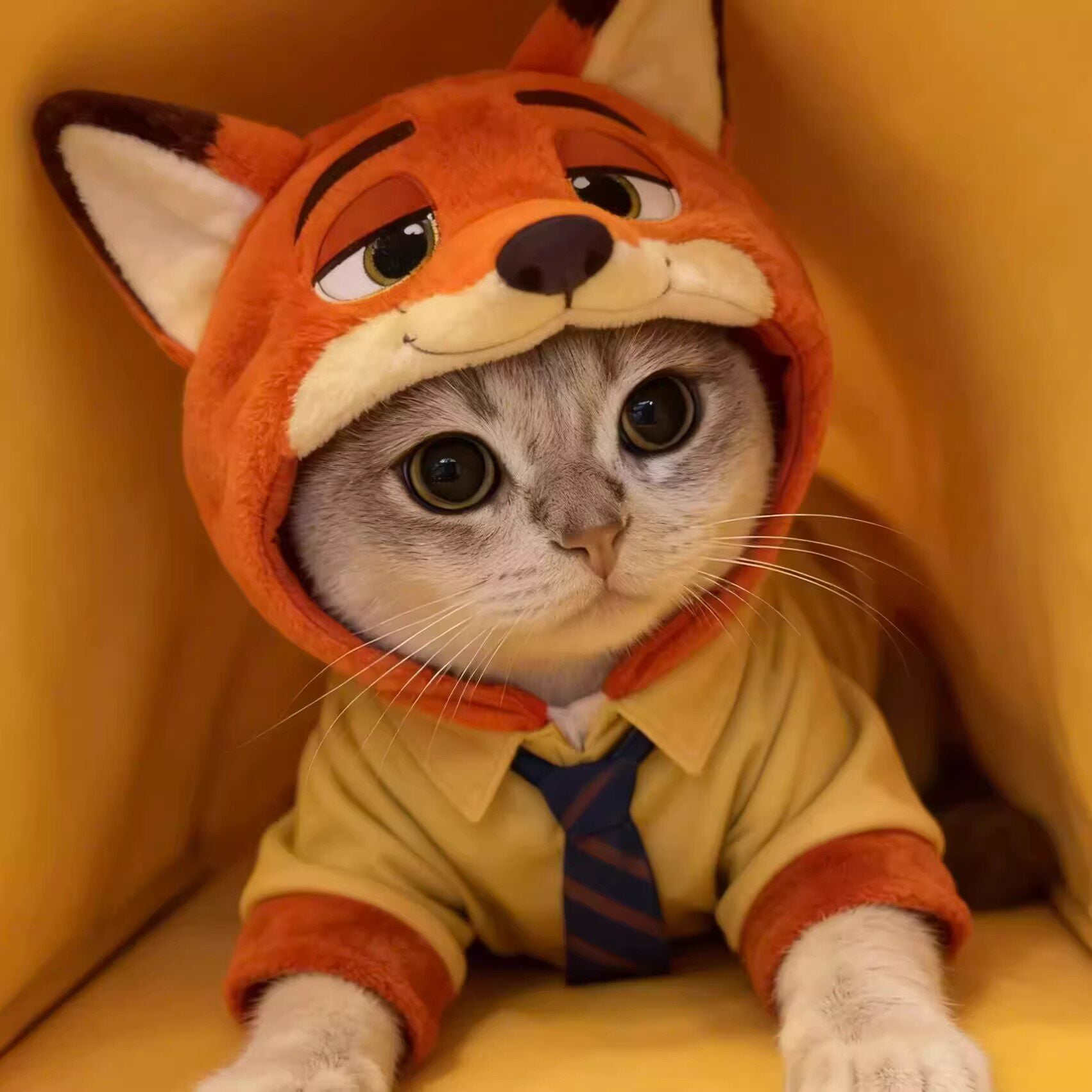 Cute Bunny Police Officer Pet Hat – Winter Headpiece for Dogs & Cats