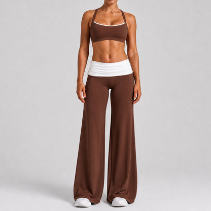 Women’s Slim-Fit Quick-Dry Activewear Set – Yoga, Running & Workout Two-Piece Set