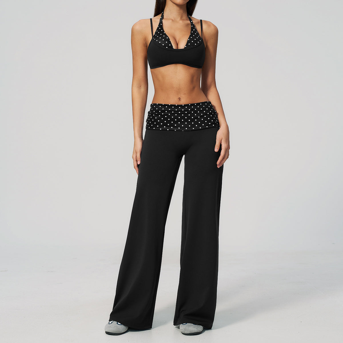 The Enliven Sports Bra Straight Leg Pants 2-Piece Set