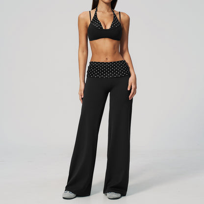 The Enliven Sports Bra Straight Leg Pants 2-Piece Set