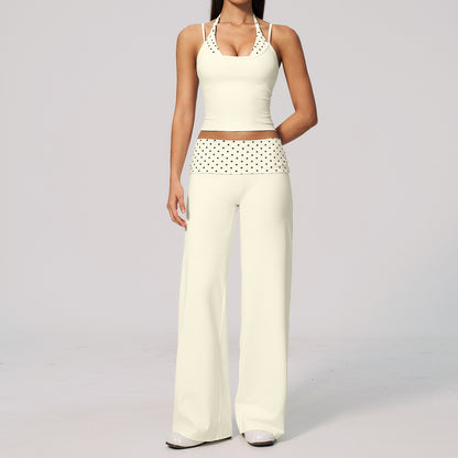 The Enliven Sports Bra Straight Leg Pants 2-Piece Set