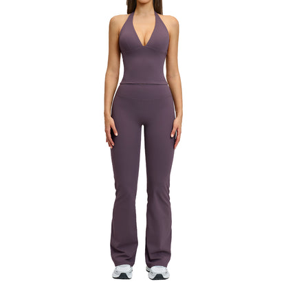 Halter Backless Yoga & Workout Set