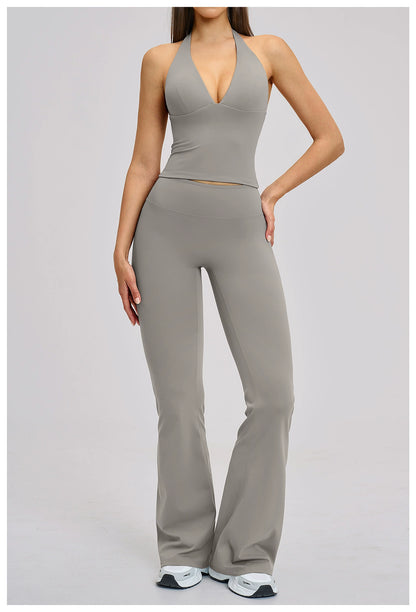 Halter Backless Yoga & Workout Set