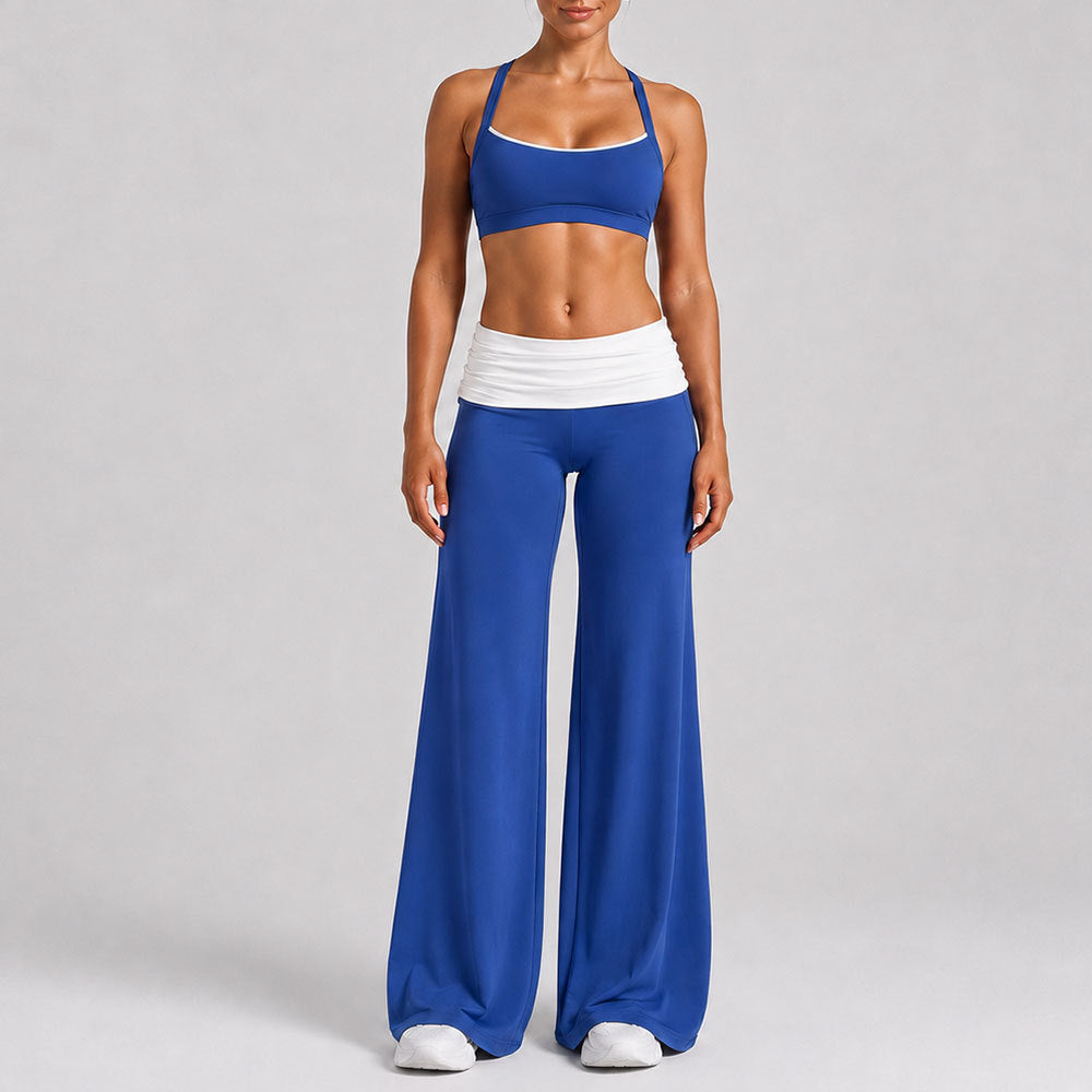 Women’s Slim-Fit Quick-Dry Activewear Set – Yoga, Running & Workout Two-Piece Set