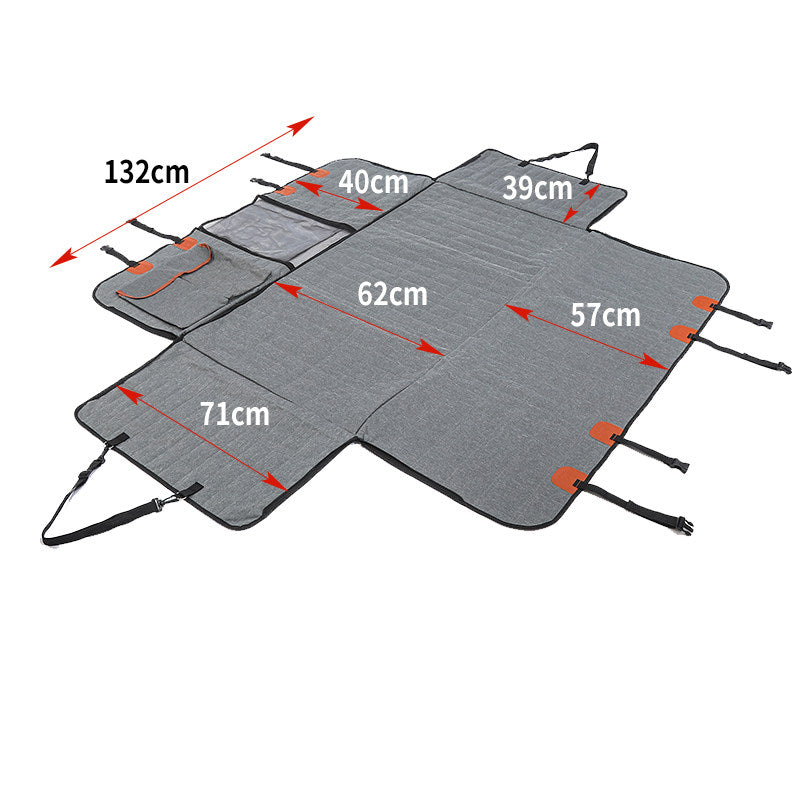 Waterproof Dog Car Seat Cover for Medium & Large Dogs – Nonslip Travel Protector Mat