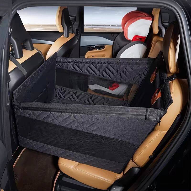 Waterproof Dog Car Seat & Travel Bed – Back Seat Booster for Safe, Clean & Comfortable Road Trips