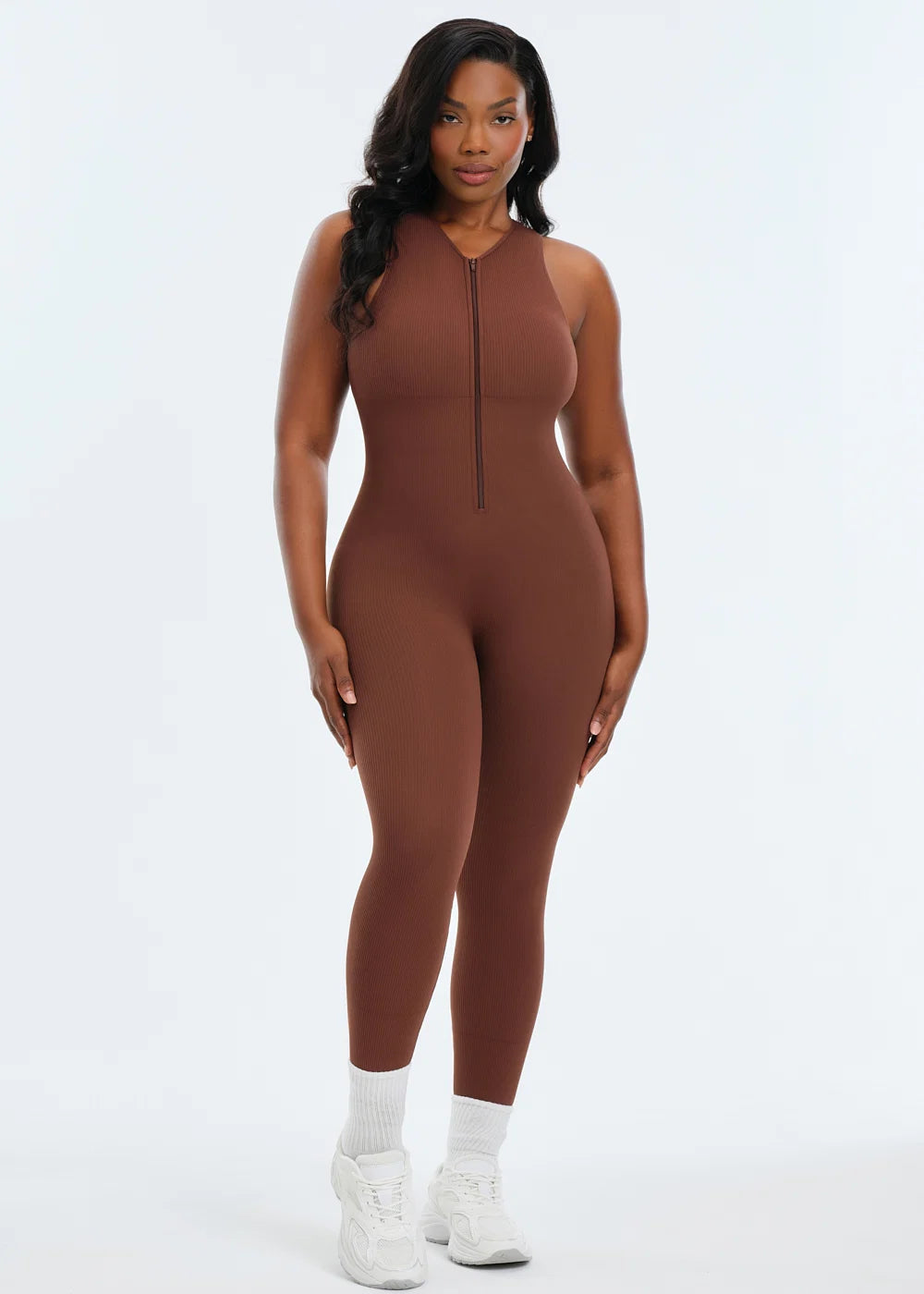 Front Zip Jumpsuit