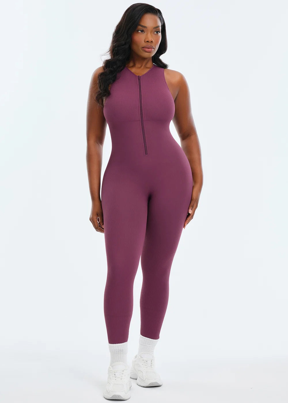 Front Zip Jumpsuit