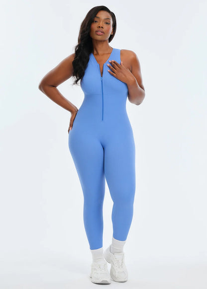 Front Zip Jumpsuit