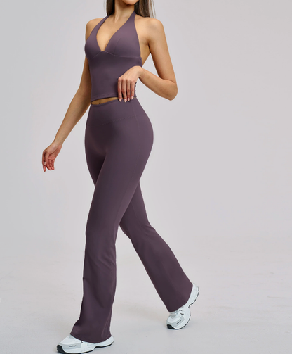 Halter Backless Yoga & Workout Set