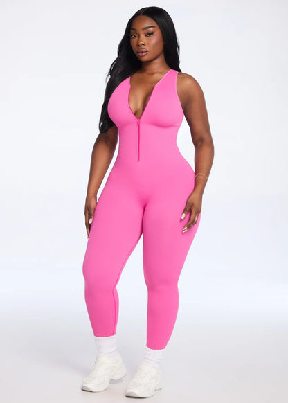 Front Zip Jumpsuit