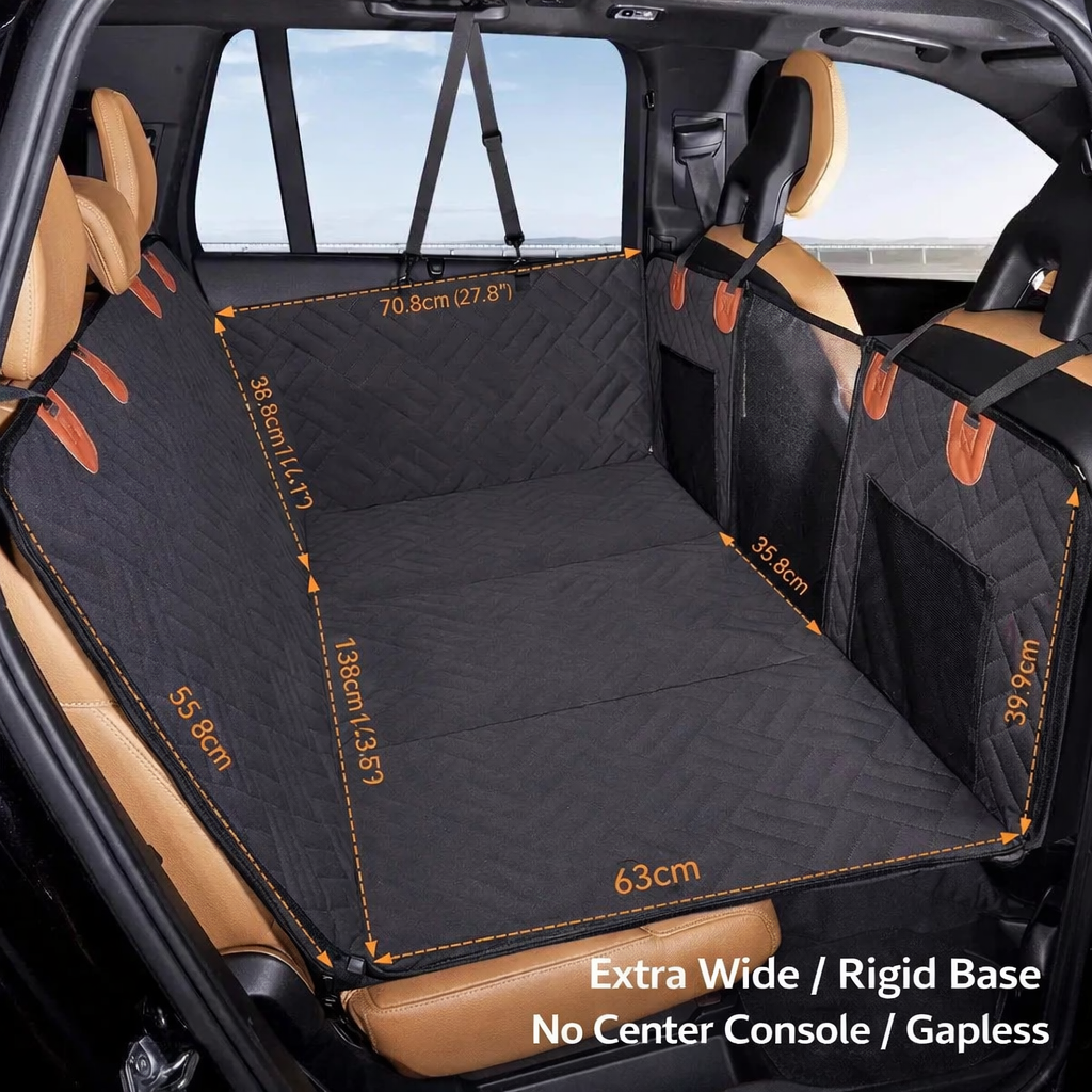 Waterproof Dog Car Seat Cover for Medium & Large Dogs – Nonslip Travel Protector Mat